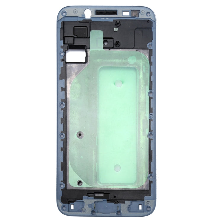 For Galaxy J730  Front Housing LCD Frame Bezel Plate(Blue) - Frame Bezel Plate by buy2fix | Online Shopping UK | buy2fix