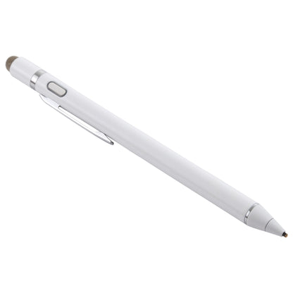 1.5-2.3mm Rechargeable Capacitive Touch Screen Active Stylus Pen(White) - Stylus Pen by buy2fix | Online Shopping UK | buy2fix