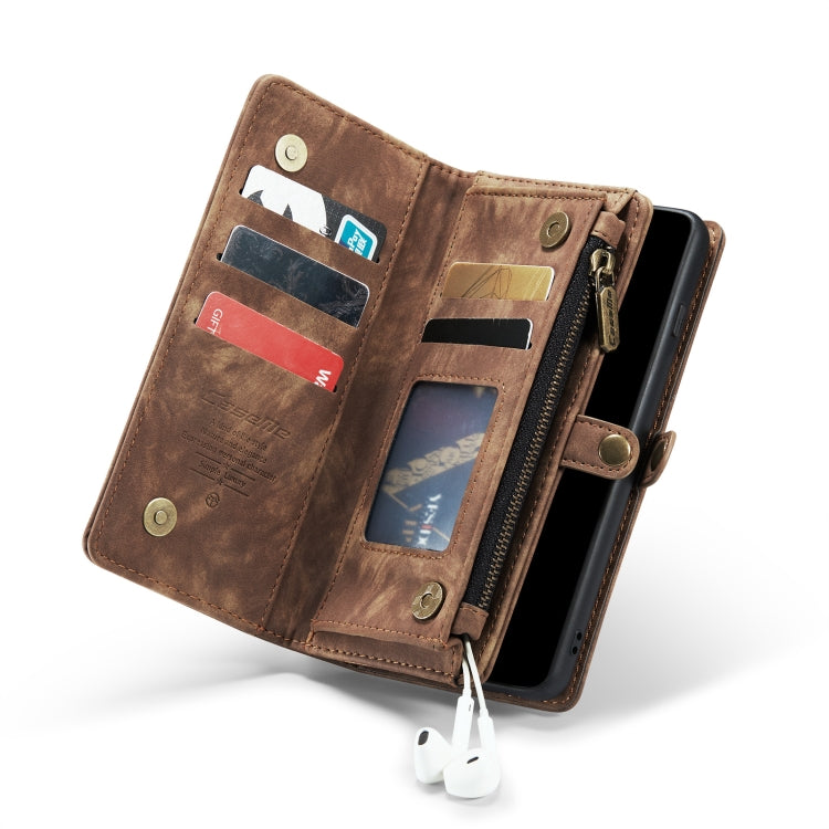 For Samsung Galaxy S10+ CaseMe-008 Detachable Multifunctional Flip Leather Phone Case(Brown) - Galaxy Phone Cases by CaseMe | Online Shopping UK | buy2fix
