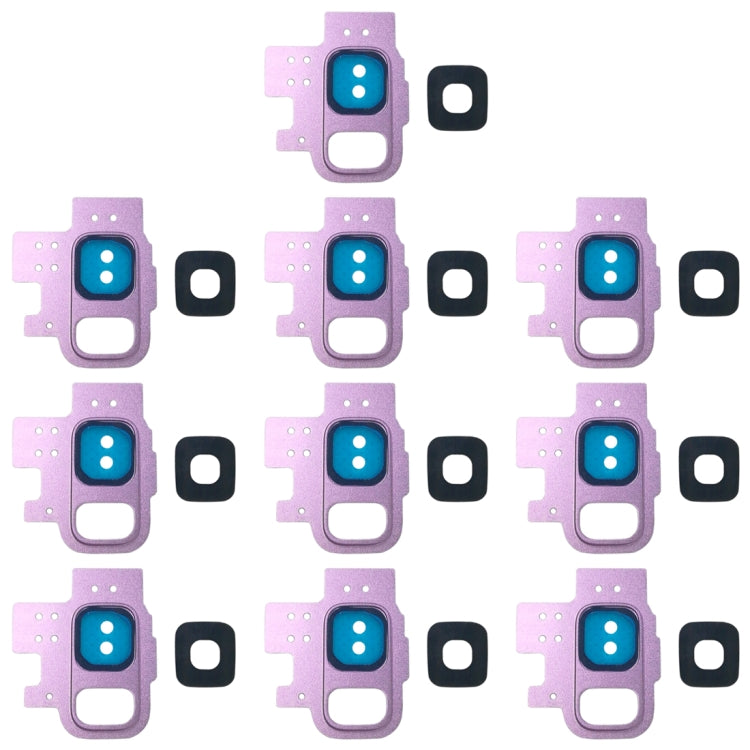For Galaxy S9 / G9600 10pcs Camera Lens Cover (Purple) - Camera Series by buy2fix | Online Shopping UK | buy2fix