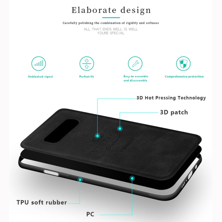 PINWUYO Shockproof Waterproof Full Coverage PC + TPU + Skin Protective Case for Galaxy S10e(Blue) - Galaxy Phone Cases by PINWUYO | Online Shopping UK | buy2fix