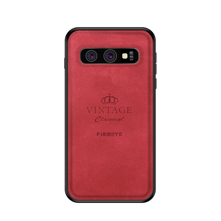 PINWUYO Shockproof Waterproof Full Coverage PC + TPU + Skin Protective Case for Galaxy S10(Red) - Galaxy Phone Cases by PINWUYO | Online Shopping UK | buy2fix