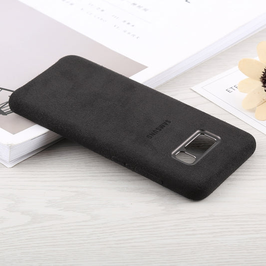 Suede PC Protective Back Cover Case for Galaxy S8+ / G9550(Black) - Galaxy Phone Cases by buy2fix | Online Shopping UK | buy2fix