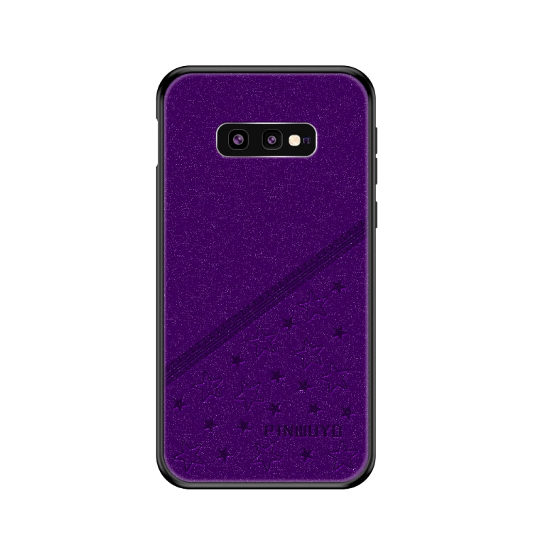 PINWUYO Full Coverage Waterproof Shockproof PC+TPU+PU Case for Galaxy S10e (Purple) - Galaxy Phone Cases by PINWUYO | Online Shopping UK | buy2fix