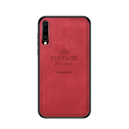 PINWUYO Shockproof Waterproof Full Coverage PC + TPU + Skin Protective Case for Galaxy A50(Red) - Galaxy Phone Cases by PINWUYO | Online Shopping UK | buy2fix