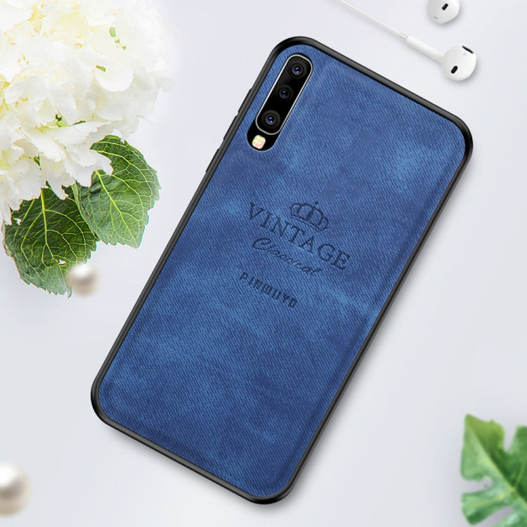 PINWUYO Shockproof Waterproof Full Coverage PC + TPU + Skin Protective Case for Galaxy A70 (Blue) - Galaxy Phone Cases by PINWUYO | Online Shopping UK | buy2fix