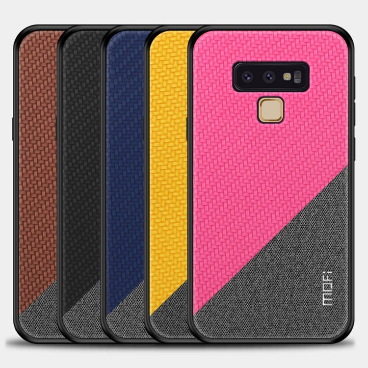 MOFI Honors Series Full Coverage TPU + PC + Cloth Pasted Case for Galaxy Note 9(Rose Red) - Galaxy Phone Cases by MOFI | Online Shopping UK | buy2fix