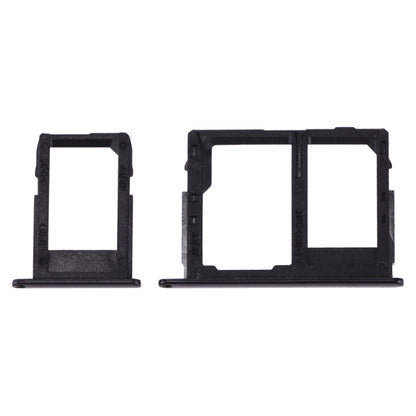 SIM Card Tray + Micro SD Card Tray for Galaxy J3 (2017) Single SIM / J330 & J5 (2017) Single SIM / J530 & J7 (2017) Single SIM / J730 (Black) - Card Tray by buy2fix | Online Shopping UK | buy2fix