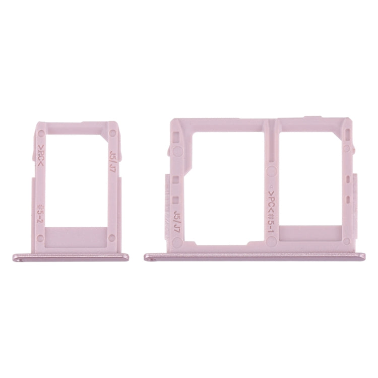 SIM Card Tray + Micro SD Card Tray for Galaxy J3 (2017) Single SIM / J330 & J5 (2017) Single SIM / J530 & J7 (2017) Single SIM / J730 (Rose Gold) - Card Tray by buy2fix | Online Shopping UK | buy2fix