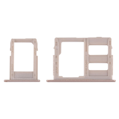 For Galaxy J3 (2017) Single SIM / J330 & J5 (2017) Single SIM / J530 & J7 (2017) Single SIM / J730 SIM Card Tray + Micro SD Card Tray (Gold) - Card Tray by buy2fix | Online Shopping UK | buy2fix