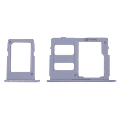 For Galaxy J3 (2017) Single SIM / J330 & J5 (2017) Single SIM / J530 & J7 (2017) Single SIM / J730 SIM Card Tray + Micro SD Card Tray (Blue) - Card Tray by buy2fix | Online Shopping UK | buy2fix