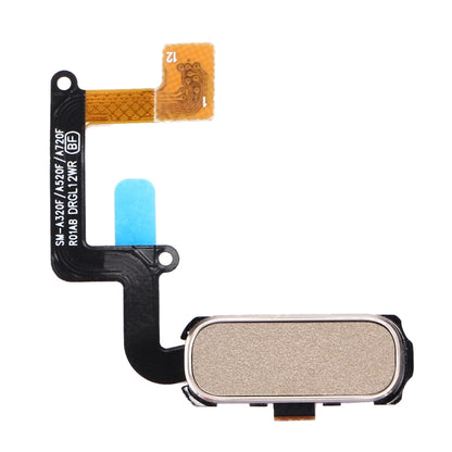 Home Button Flex Cable with Fingerprint Identification for Galaxy A3 (2017) / A320 & A5 (2017) / A520 & A7 (2017) / A720(Gold) - Flex Cable by buy2fix | Online Shopping UK | buy2fix