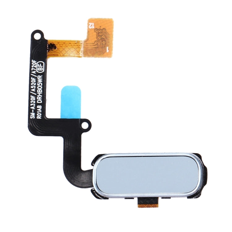 Home Button Flex Cable with Fingerprint Identification for Galaxy A3 (2017) / A320 & A5 (2017) / A520 & A7 (2017) / A720(Blue) - Flex Cable by buy2fix | Online Shopping UK | buy2fix