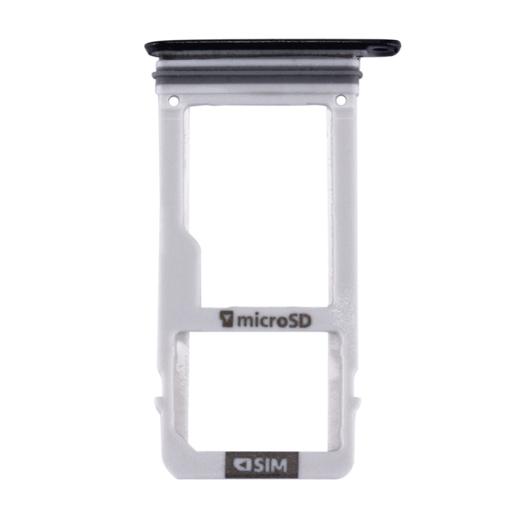 For Galaxy A3 (2017) / A320 SIM Card Tray + Micro SD Card Tray (Black) - Card Tray by buy2fix | Online Shopping UK | buy2fix