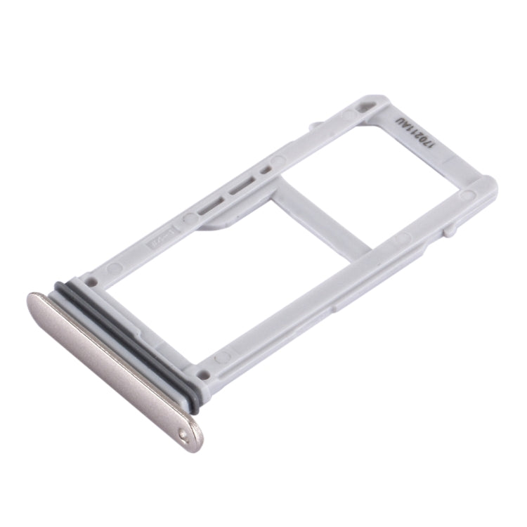 For Galaxy A3 (2017) / A320 SIM Card Tray + Micro SD Card Tray (Gold) - Card Tray by buy2fix | Online Shopping UK | buy2fix
