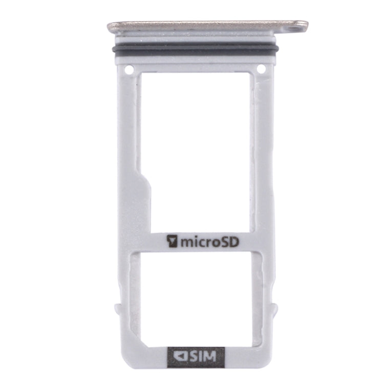 For Galaxy A3 (2017) / A320 SIM Card Tray + Micro SD Card Tray (Gold) - Card Tray by buy2fix | Online Shopping UK | buy2fix