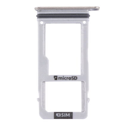 For Galaxy A3 (2017) / A320 SIM Card Tray + Micro SD Card Tray (Gold) - Card Tray by buy2fix | Online Shopping UK | buy2fix