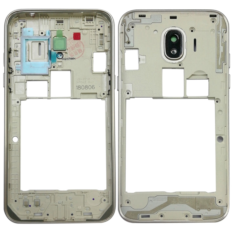 For Galaxy J2 Pro (2018) / J2 (2018) / J250FDS Middle Frame Bezel (Gold) - Frame Bezel Plate by buy2fix | Online Shopping UK | buy2fix
