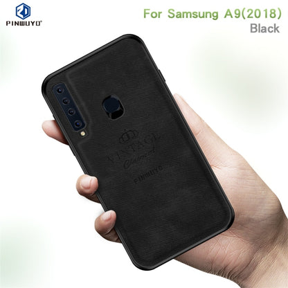 PINWUYO Shockproof Waterproof Full Coverage PC + TPU + Skin Protective Case for Galaxy A9 (2018) / A9s (Black) - Galaxy Phone Cases by PINWUYO | Online Shopping UK | buy2fix