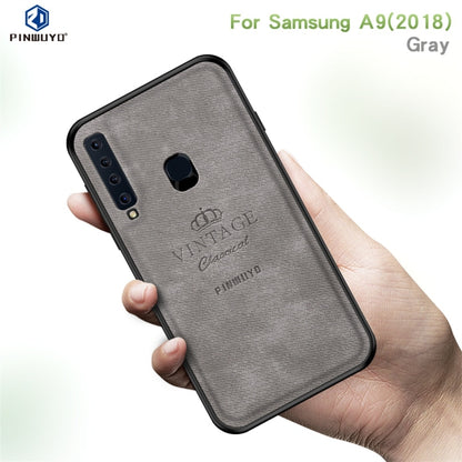 PINWUYO Shockproof Waterproof Full Coverage PC + TPU + Skin Protective Case for Galaxy A9 (2018) / A9s (Grey) - Galaxy Phone Cases by PINWUYO | Online Shopping UK | buy2fix