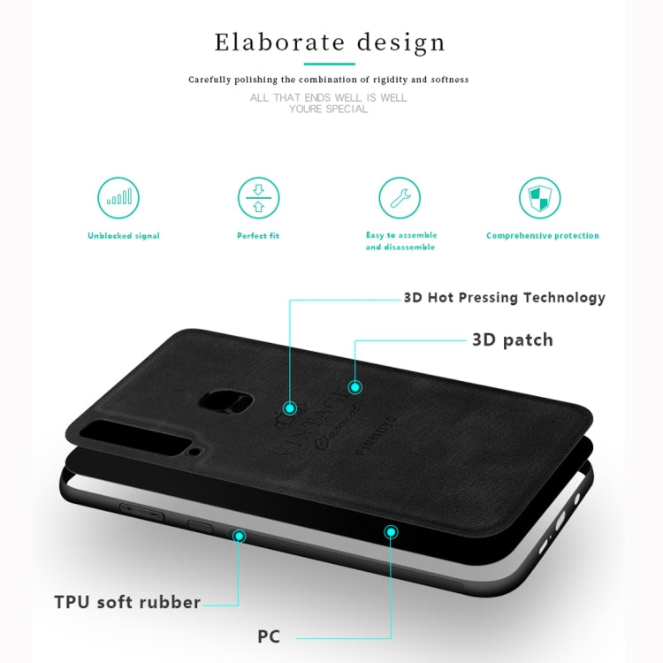 PINWUYO Shockproof Waterproof Full Coverage PC + TPU + Skin Protective Case for Galaxy A9 (2018) / A9s (Grey) - Galaxy Phone Cases by PINWUYO | Online Shopping UK | buy2fix