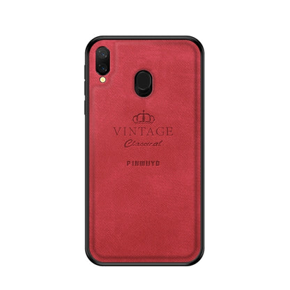 PINWUYO Shockproof Waterproof Full Coverage PC + TPU + Skin Protective Case for Galaxy M20 (Red) - Galaxy Phone Cases by PINWUYO | Online Shopping UK | buy2fix