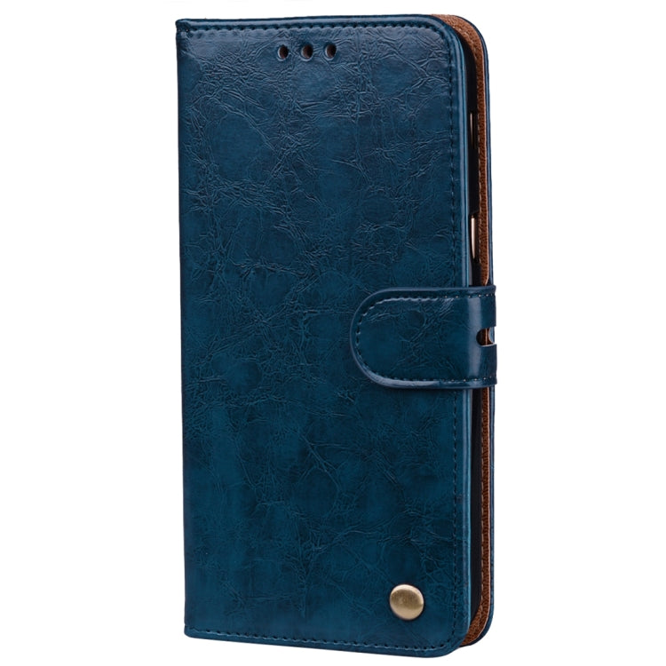 For Samsung Galaxy A5 (2017) Business Style Oil Wax Texture Horizontal Flip Leather Case with Holder & Card Slots & Wallet(Blue) by buy2fix