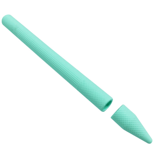Stylus Pen Silica Gel Protective Case for Microsoft Surface Pro 5 / 6 (Mint Green) by buy2fix