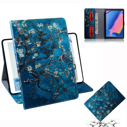 Apricot Blossom Pattern Horizontal Flip Leather Case for Galaxy Tab A 8 (2019) / P200 / P205, with Holder & Card Slot & Wallet by buy2fix