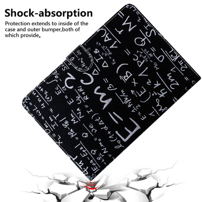 Formula Pattern Horizontal Flip Leather Case for Galaxy Tab A 8 (2019) / P200 / P205, with Holder & Card Slot & Wallet by buy2fix