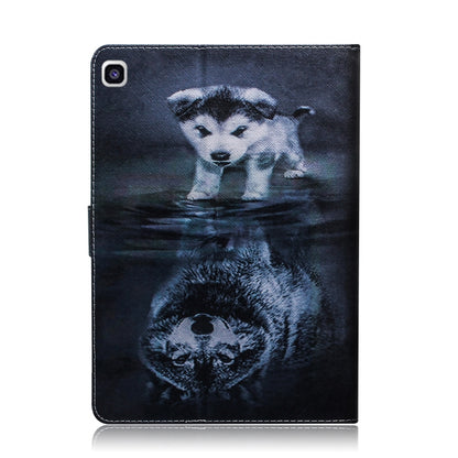 Wolf and Dog Pattern Horizontal Flip Leather Case for Galaxy Tab A 8 (2019) / P200 / P205, with Holder & Card Slot & Wallet - Tab A 8.0 & S Pen (2019) P200/P205 by buy2fix | Online Shopping UK | buy2fix