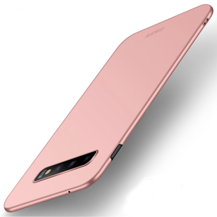 MOFI Frosted PC Ultra-thin Full Coverage Case for Galaxy S10(Rose Gold) - Galaxy Phone Cases by MOFI | Online Shopping UK | buy2fix