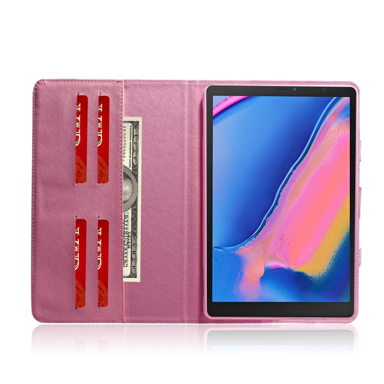 Magnolia Pattern Horizontal Flip Leather Case for Galaxy Tab A 8 (2019) / P200 / P205, with Holder & Card Slot & Wallet by buy2fix