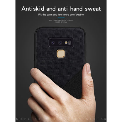 MOFI Shockproof TPU + PC + Cloth Pasted Case for Galaxy Note 9(Black) - Galaxy Phone Cases by MOFI | Online Shopping UK | buy2fix