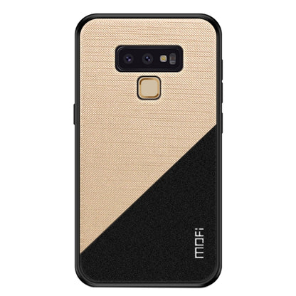 MOFI Shockproof TPU + PC + Cloth Pasted Case for Galaxy Note 9(Gold) - Galaxy Phone Cases by MOFI | Online Shopping UK | buy2fix