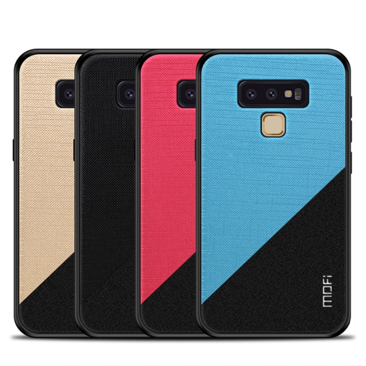 MOFI Shockproof TPU + PC + Cloth Pasted Case for Galaxy Note 9(Blue) - Galaxy Phone Cases by MOFI | Online Shopping UK | buy2fix