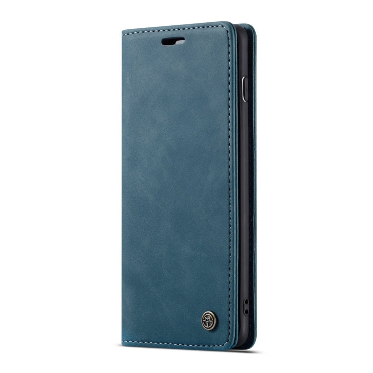 CaseMe-013 Multifunctional Retro Frosted Horizontal Flip Leather Case for Galaxy S10 Plus, with Card Slot & Holder & Wallet (Blue) by CaseMe