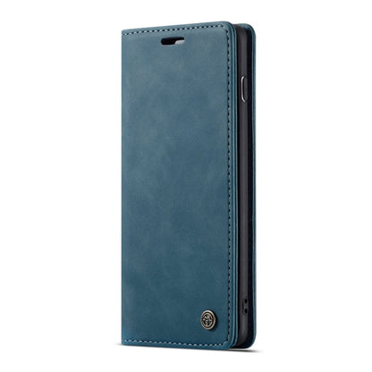 CaseMe-013 Multifunctional Retro Frosted Horizontal Flip Leather Case for Galaxy S10 Plus, with Card Slot & Holder & Wallet (Blue) by CaseMe