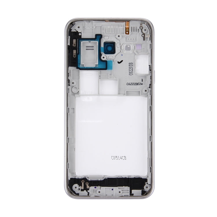 For Galaxy J3 (2016) / J320 (Double card version) Battery Back Cover + Middle Frame Bezel (White) - Back Cover by buy2fix | Online Shopping UK | buy2fix