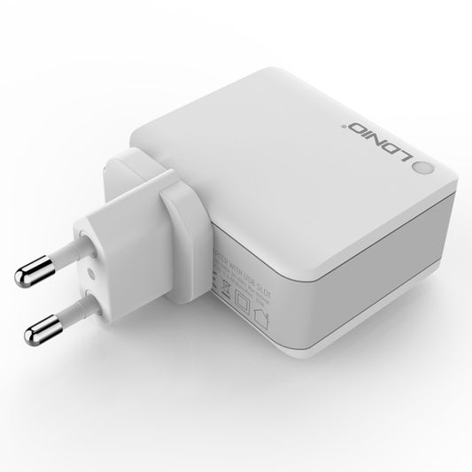 LDNIO A4403 4.4A 4 x USB Ports Smart Travel Charger, EU Plug by LDNIO