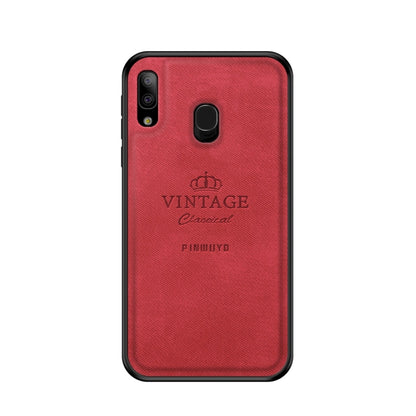 PINWUYO Shockproof Waterproof Full Coverage PC + TPU + Skin Protective Case for Galaxy A20E (Red) - Galaxy Phone Cases by PINWUYO | Online Shopping UK | buy2fix
