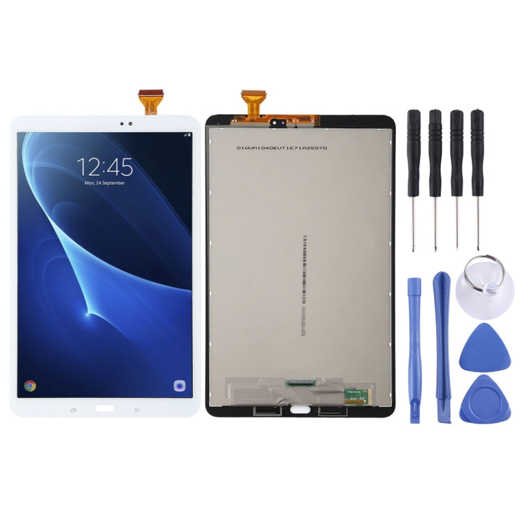 LCD Screen for Galaxy Tab A 10.1 / T580 with Digitizer Full Assembly(White) - LCD Screen by buy2fix | Online Shopping UK | buy2fix