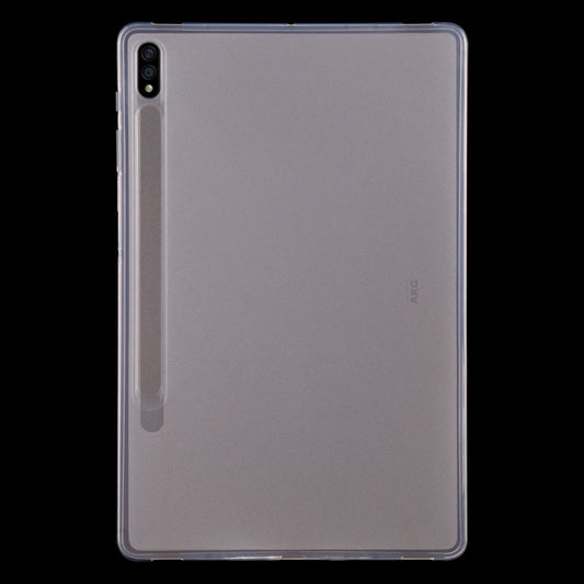 For Samsung Galaxy Tab S7 Plus 0.75mm Shockproof Outside Glossy Inside Frosted TPU Protective Case by buy2fix