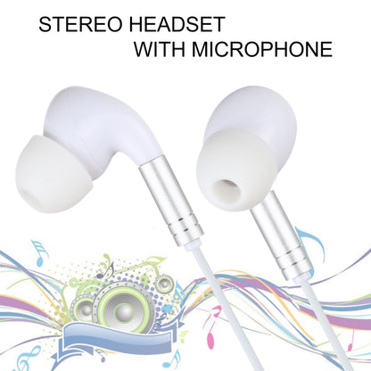 520 8 Pin Interface In-ear Wired Wire-control Earphone with Silicone Earplugs, Cable Length: 1.2m (White) - Normal Style Earphone by buy2fix | Online Shopping UK | buy2fix