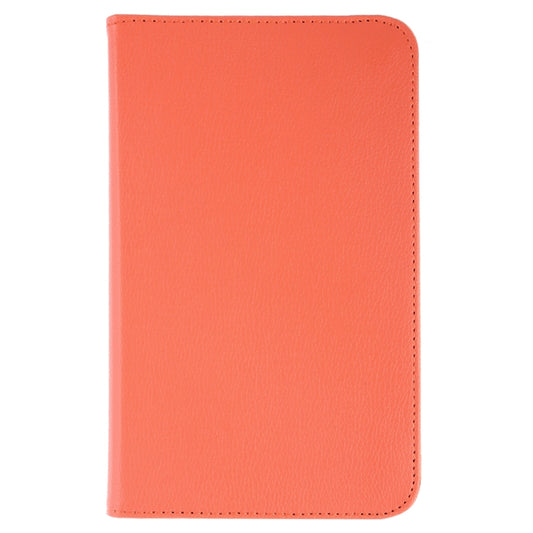 Litchi Texture Horizontal Flip 360 Degrees Rotation Leather Case for Galaxy Tab A 8 (2019) / P200 / P205, with Holder (Orange) by buy2fix