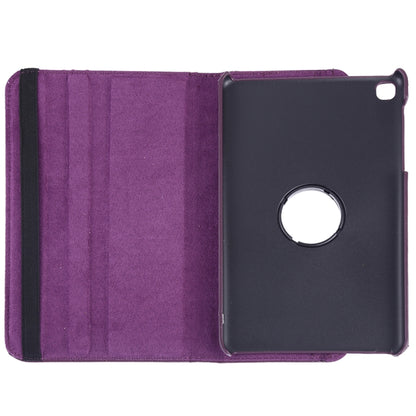 Litchi Texture Horizontal Flip 360 Degrees Rotation Leather Case for Galaxy Tab A 8 (2019) / P200 / P205, with Holder (Purple) - Tab A 8.0 & S Pen (2019) P200/P205 by buy2fix | Online Shopping UK | buy2fix