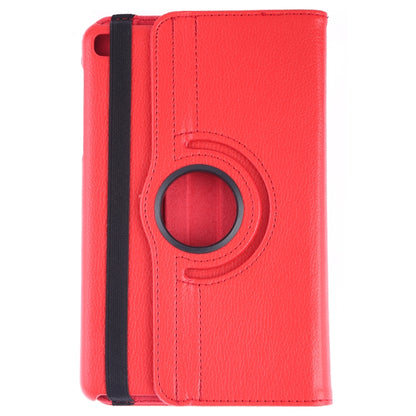 Litchi Texture Horizontal Flip 360 Degrees Rotation Leather Case for Galaxy Tab A 8 (2019) / P200 / P205, with Holder (Red) - Tab A 8.0 & S Pen (2019) P200/P205 by buy2fix | Online Shopping UK | buy2fix