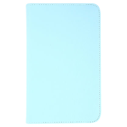 Litchi Texture Horizontal Flip 360 Degrees Rotation Leather Case for Galaxy Tab A 8 (2019) / P200 / P205, with Holder (Sky Blue) by buy2fix