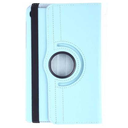 Litchi Texture Horizontal Flip 360 Degrees Rotation Leather Case for Galaxy Tab A 8 (2019) / P200 / P205, with Holder (Sky Blue) by buy2fix