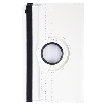 Litchi Texture Horizontal Flip 360 Degrees Rotation Leather Case for Galaxy Tab A 8 (2019) / P200 / P205, with Holder (White) - Tab A 8.0 & S Pen (2019) P200/P205 by buy2fix | Online Shopping UK | buy2fix